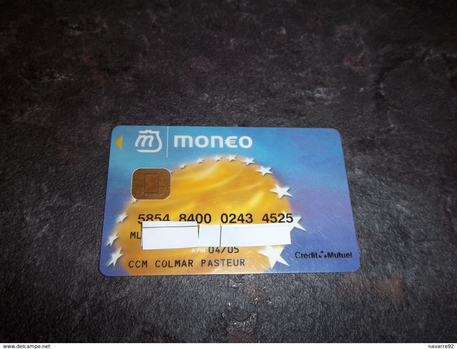 CARTE A PUCE MONEO STATIONNEMENT BANQUE CREDIT MUTUEL PAIEMENT B.E !!! - Cartes De Stationnement, PIAF