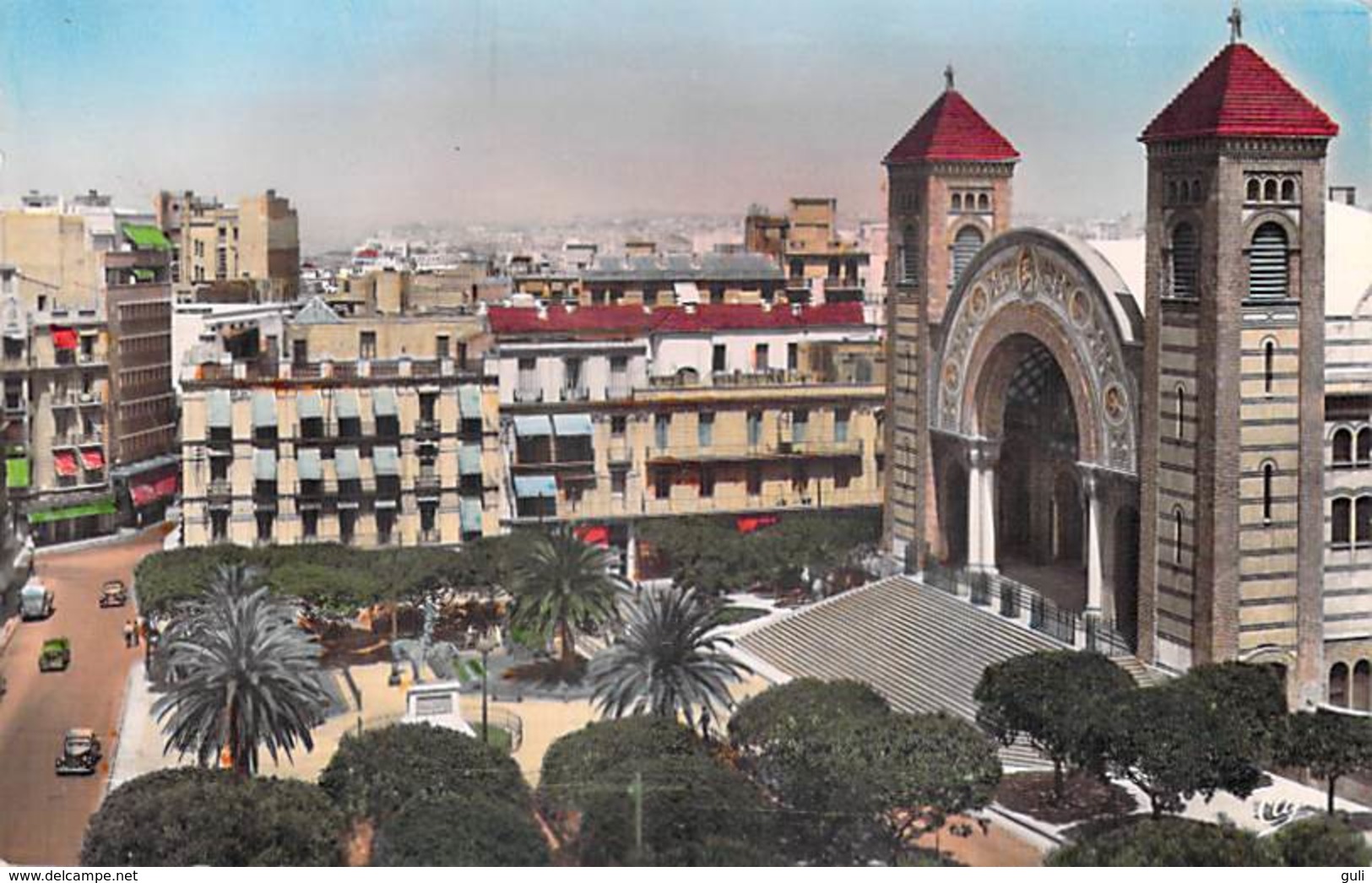 Algérie > ORAN La Place Jeanne D'Arc ( Editions : C-A-P N° 1292) *PRIX FIXE - Oran