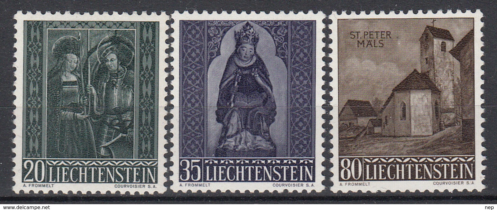 LIECHTENSTEIN - Michel - 1958 - Nr 374/76 - MNH** - Neufs