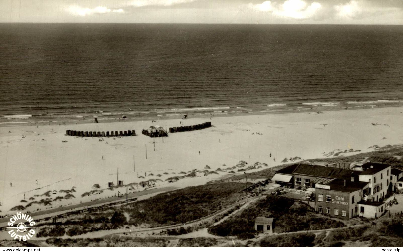 RPPC NORDSEEHEILBAD BORKUM AM CAFE STURMECK - Borkum