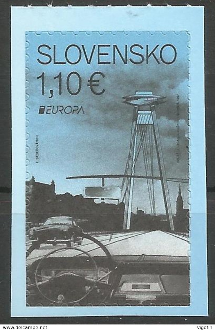 SK 2018-661s EUROPA CEPT, SLOVAKIA, 1 X 1v SELBSTICK, MNH - 2018