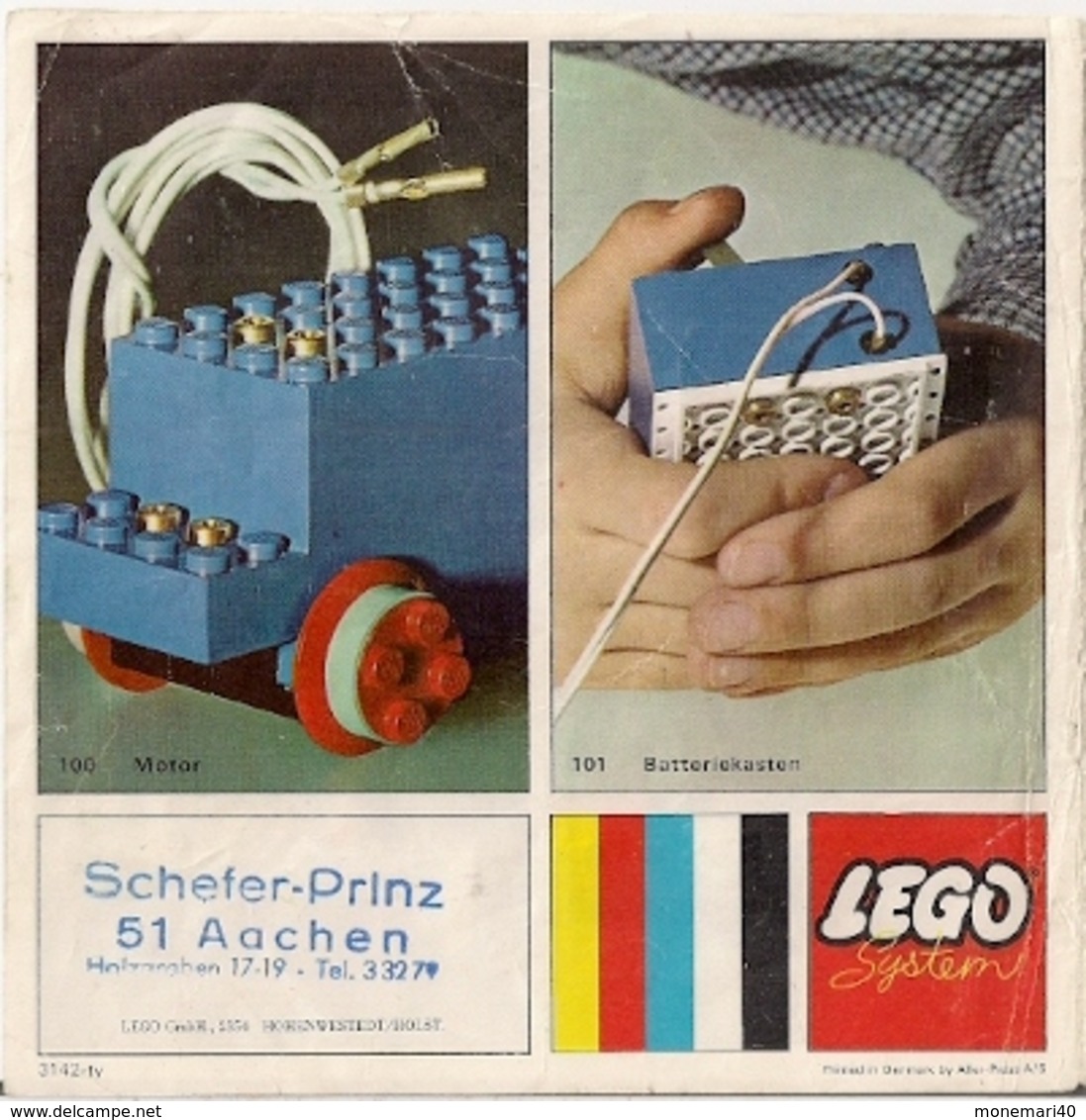 LEGO SYSTEM - LEGO MOTOR - EISENBAHN. - Catalogues