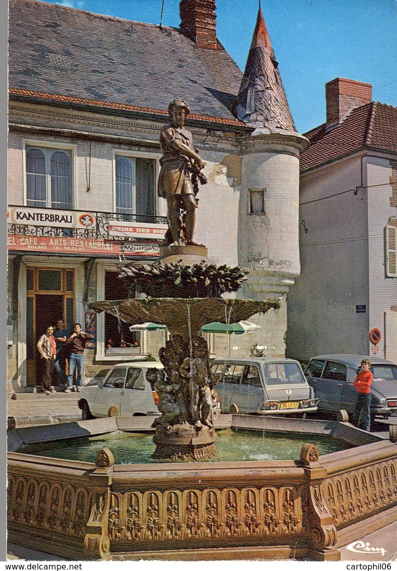 - CPM VERTUS (51) - Fontaine Du Vigneron Champenois 1988 (CAFÉ-RESTAURANT) - Editions CIM 0396 - - Vertus