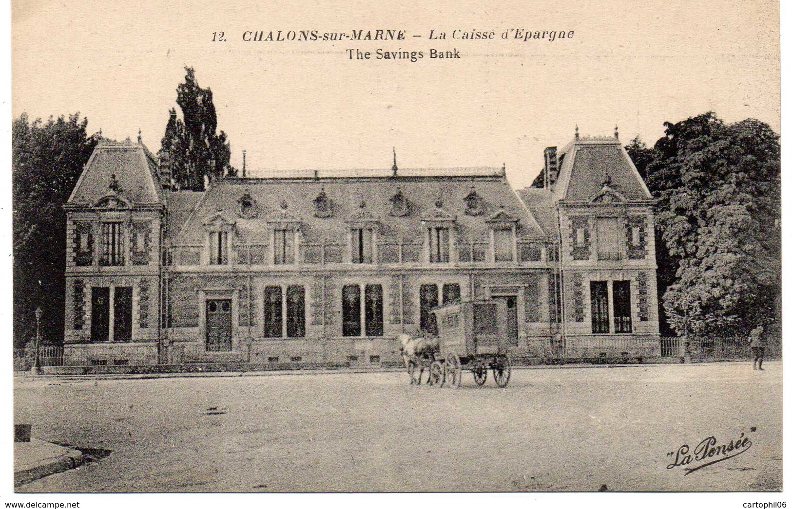 - CPA CHALONS-SUR-MARNE (51) - La Caisse D'Epargne - Editions La Pensée N° 12 - - Châlons-sur-Marne