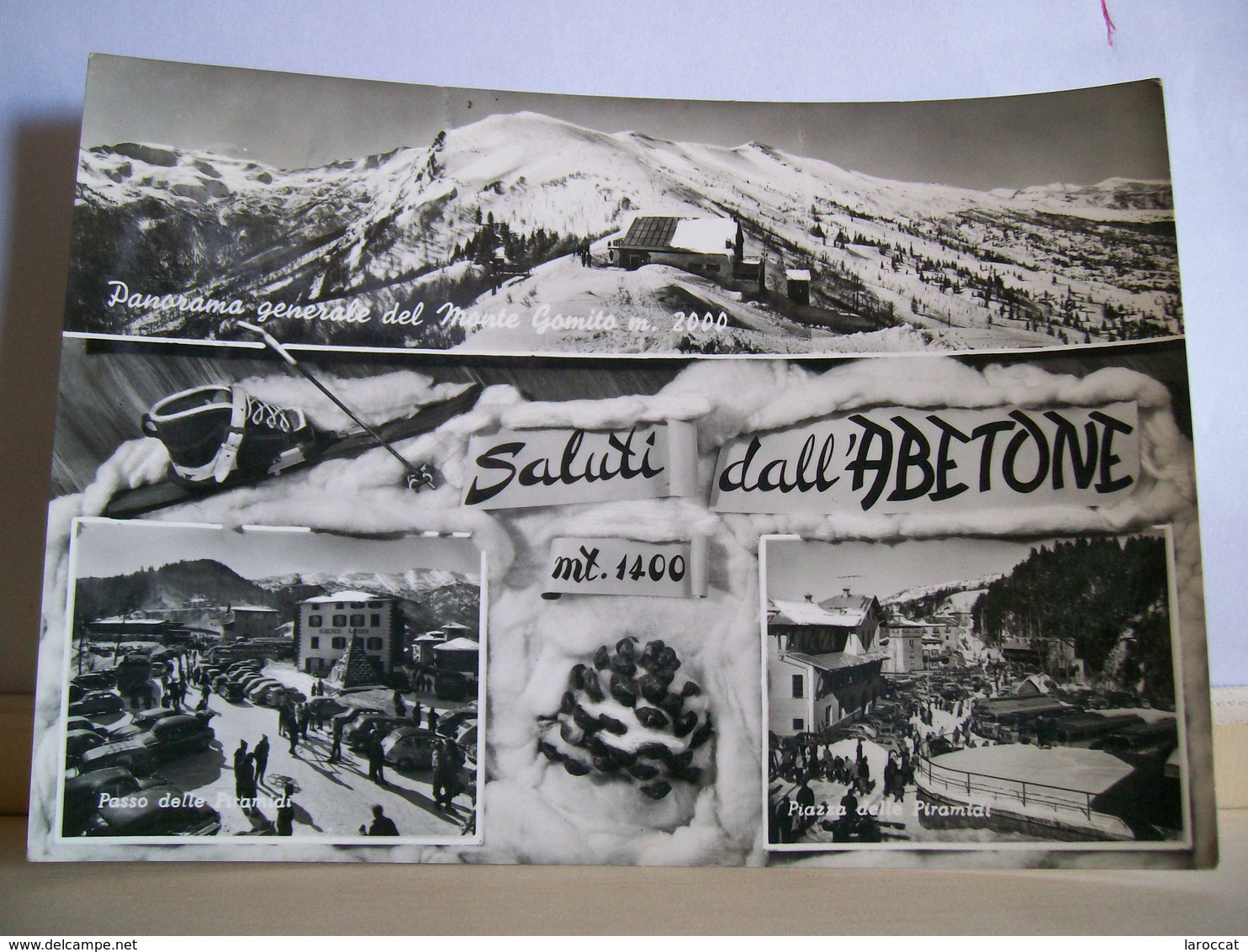 1957 - Pistoia - Saluti Dall' Abetone - Vedute - Piazza E Passo Delle Piramidi - Monte Gomito - Souvenir De...