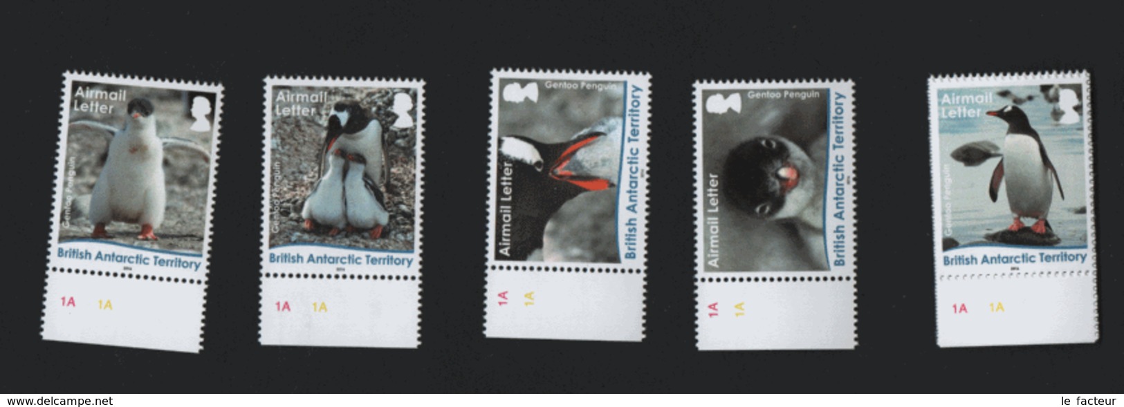 BD1 Antarctique Britannique BAT 2018 Manchots **  / British Antarctic Penguins Mnh - Neufs