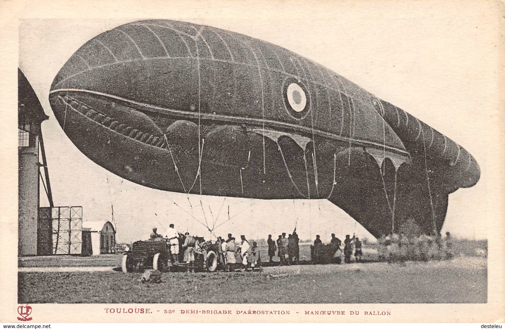 Toulouse 53e Demi Brigade D'Aérostation - Manoeuvre Du Ballon 1935 - Dirigeables