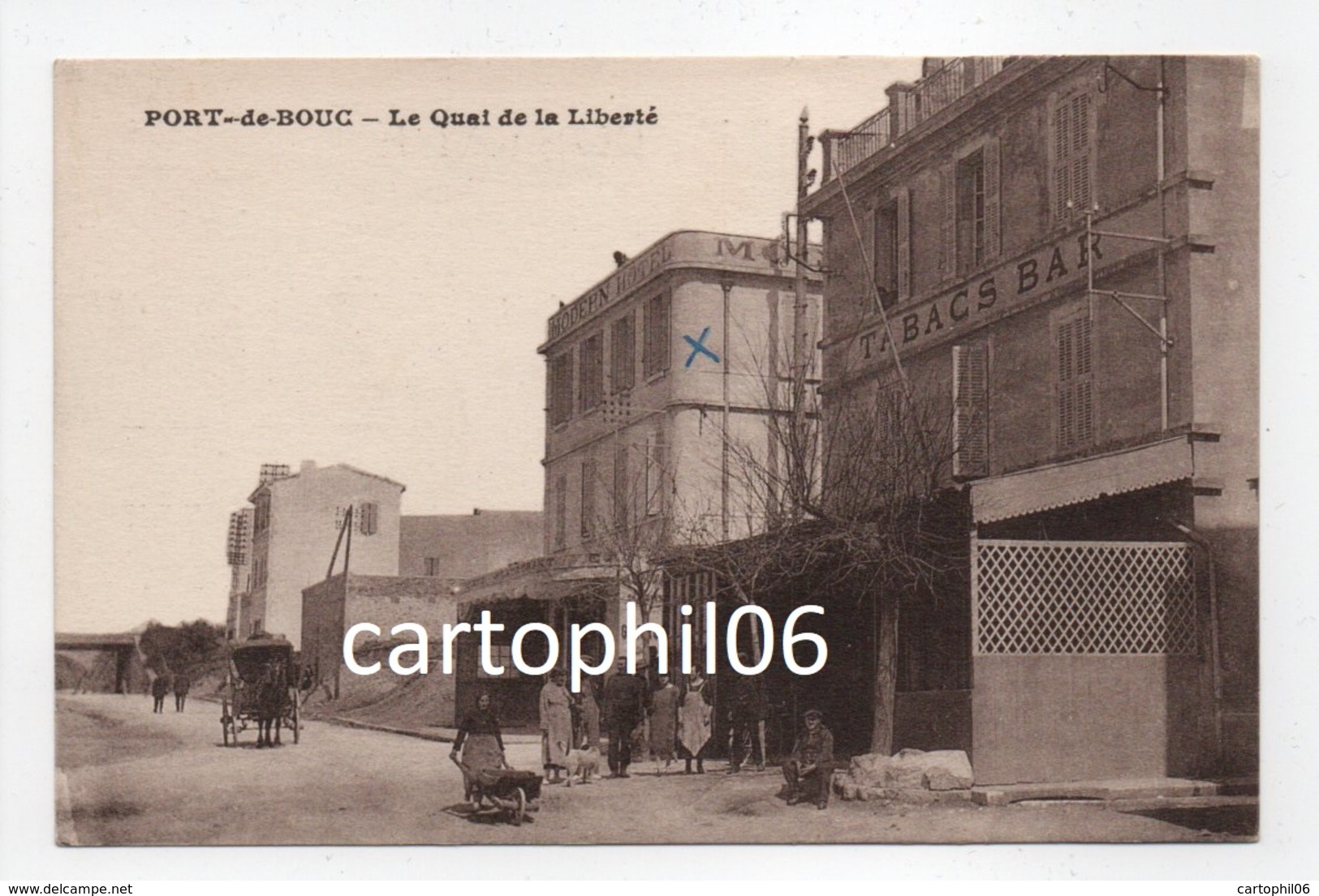 - CPA PORT-DE-BOUC (13) - Le Quai De La Liberté (MODERN HOTEL) - Photo-Edition A. Tardy - - Autres & Non Classés