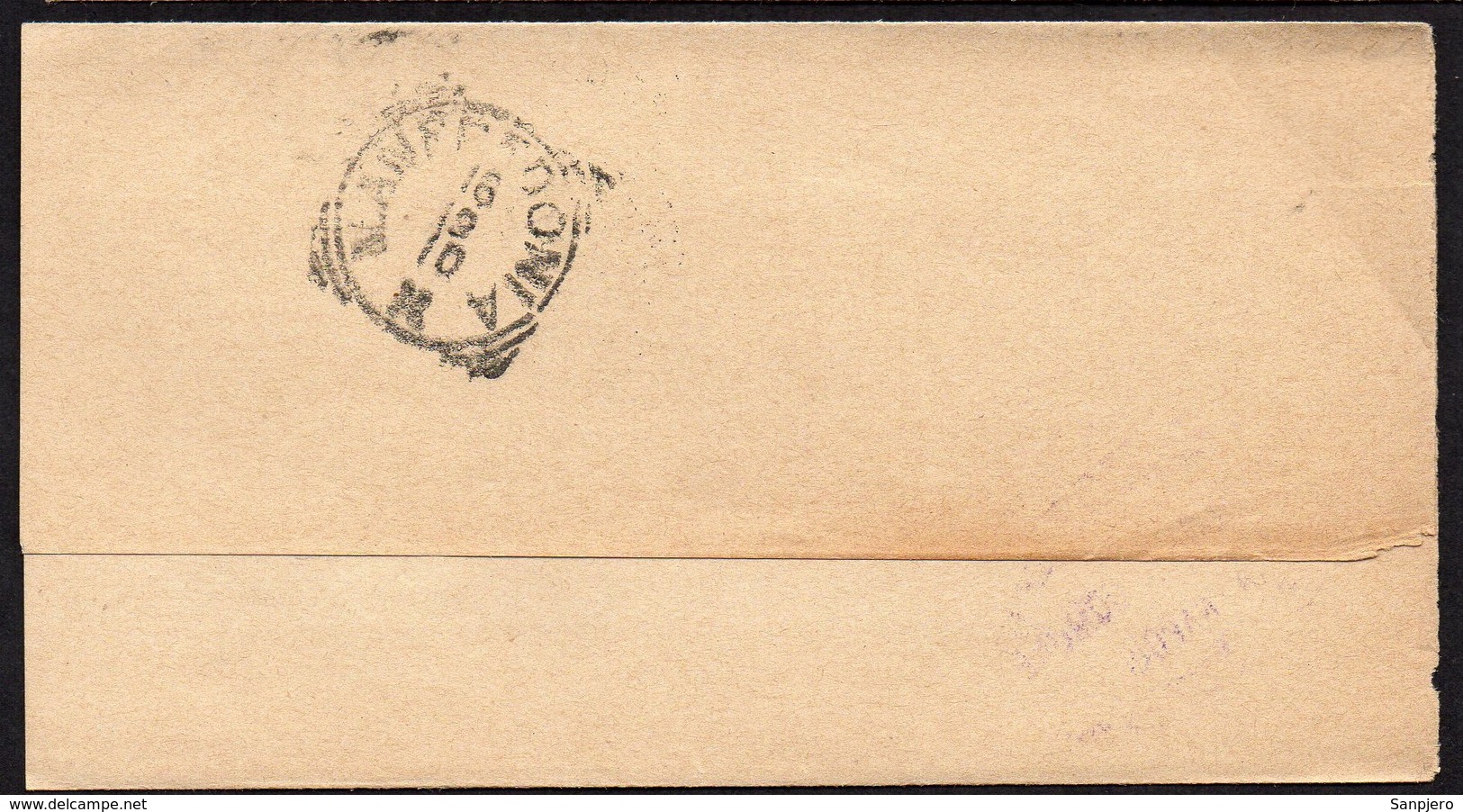 ITALY ITALIA 1910. Busta 2C, NAPOLI - MANFREDONIA - Used