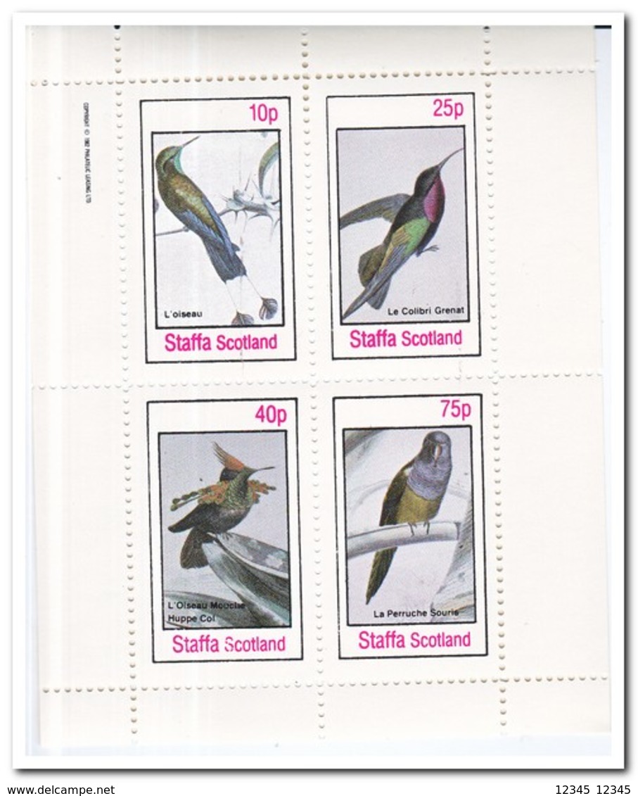 Staffa 1982, Postfris MNH, Birds - Schotland