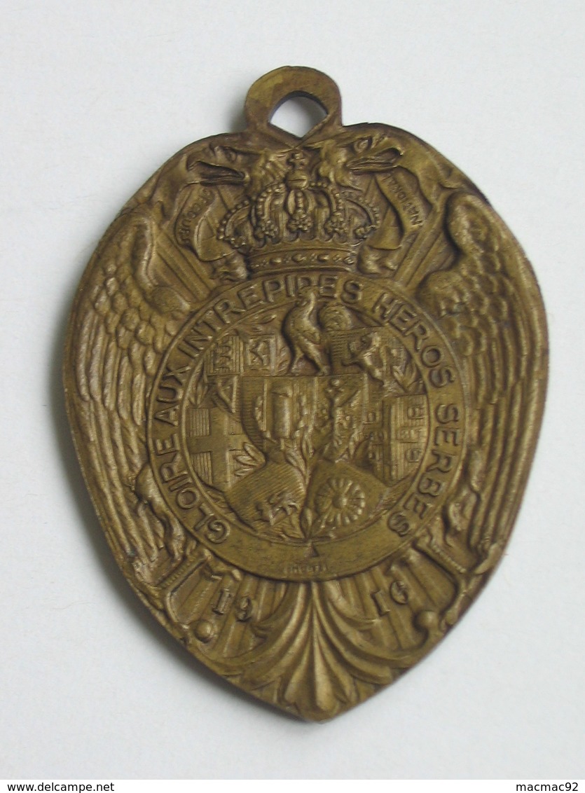 Décoration Médaille Serbe - Gloire Aux Intrépides Héros Serbes - Journée Serbe   ***** EN ACHAT IMMEDIAT **** - Autres & Non Classés