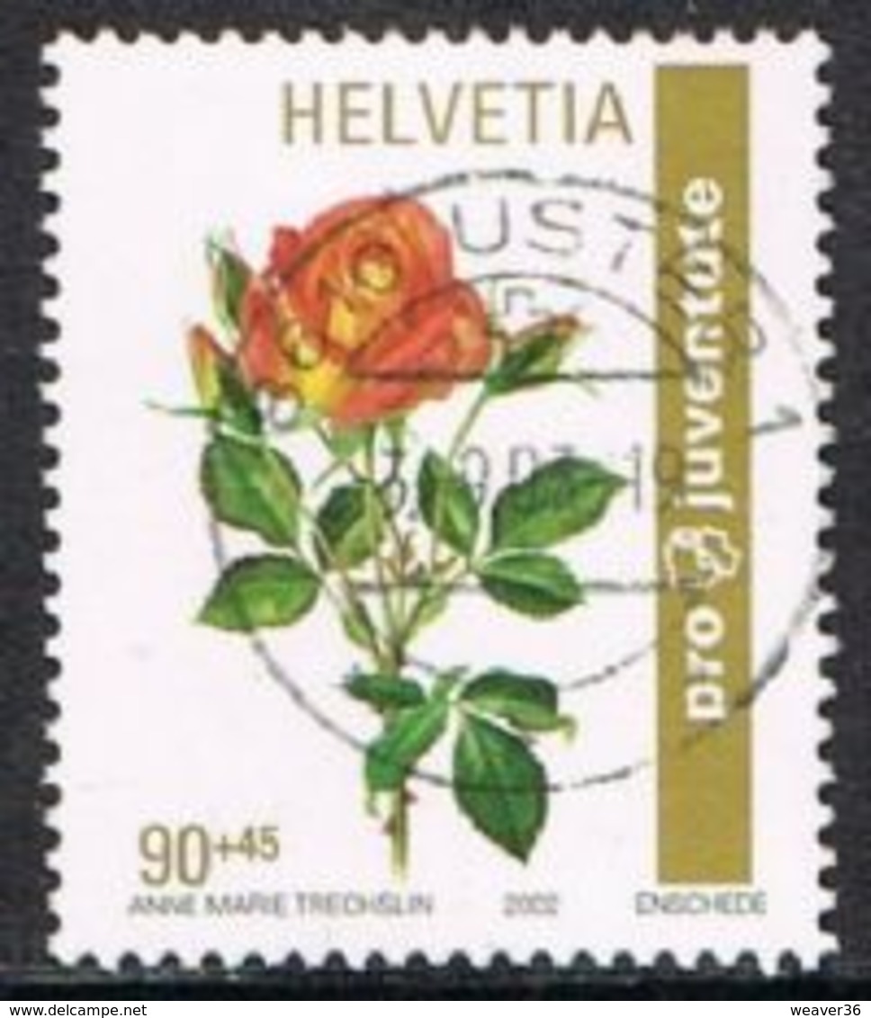 Switzerland SG J363 2002 Pro Juvente 90c+45c Good/fine Used [17/15695/7D] - Used Stamps