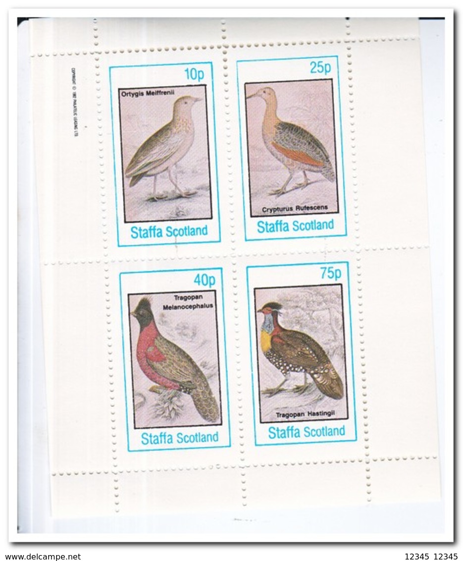 Staffa 1982, Postfris MNH, Birds - Schotland