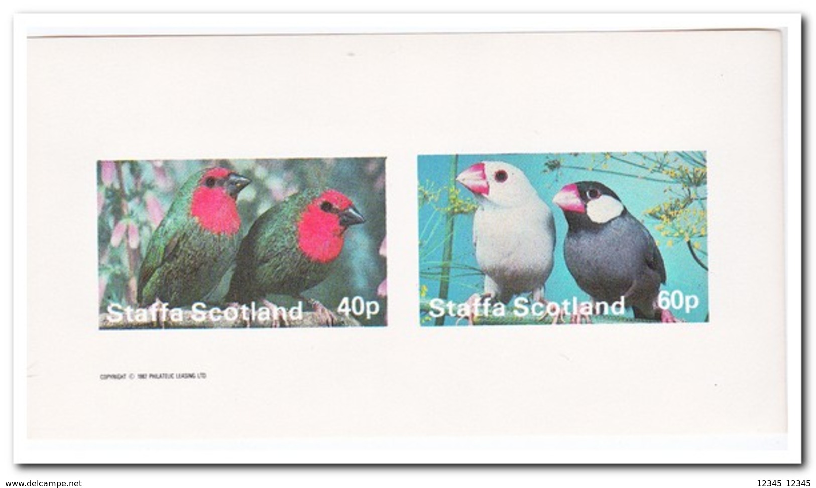 Staffa 1982, Postfris MNH, Birds - Schotland