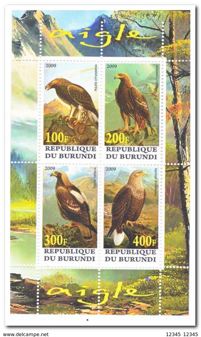 Burundi 2009, Postfris MNH, Birds Of Prey - Ongebruikt