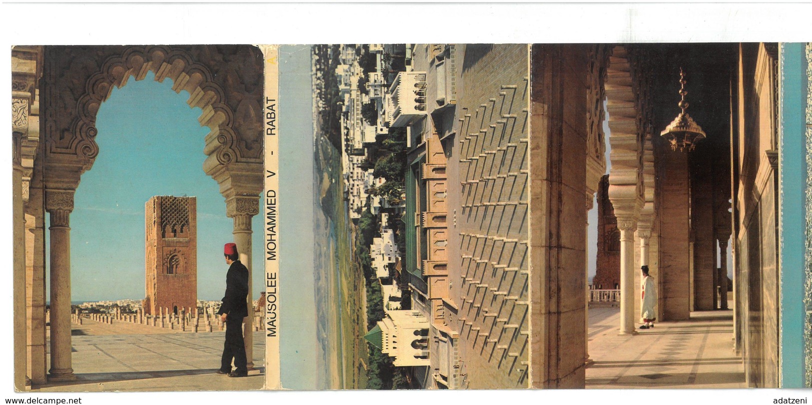 Marocco Libretto 9 Foto Mausolee Mohammed V Rabat Condizioni Come Da Scansione - Altri & Non Classificati