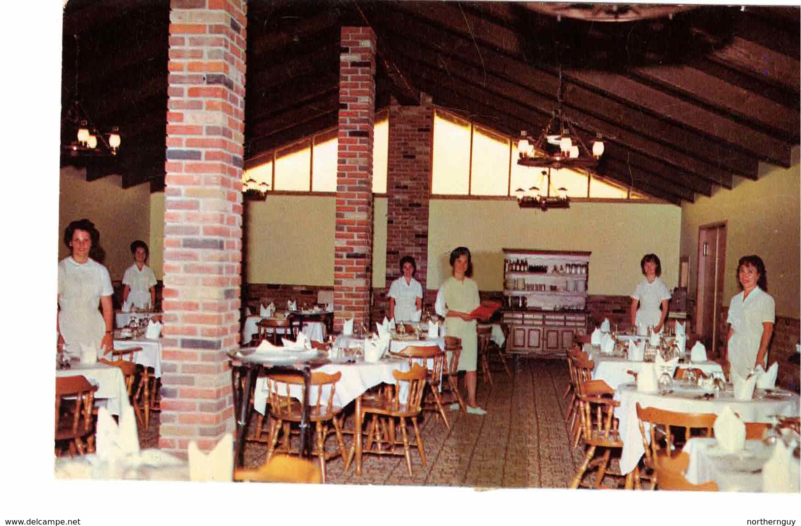 WINDSOR. Ontario, Canada, Interior Of New Frontier Motel, Old Chrome Postcard, Essex  County - Windsor