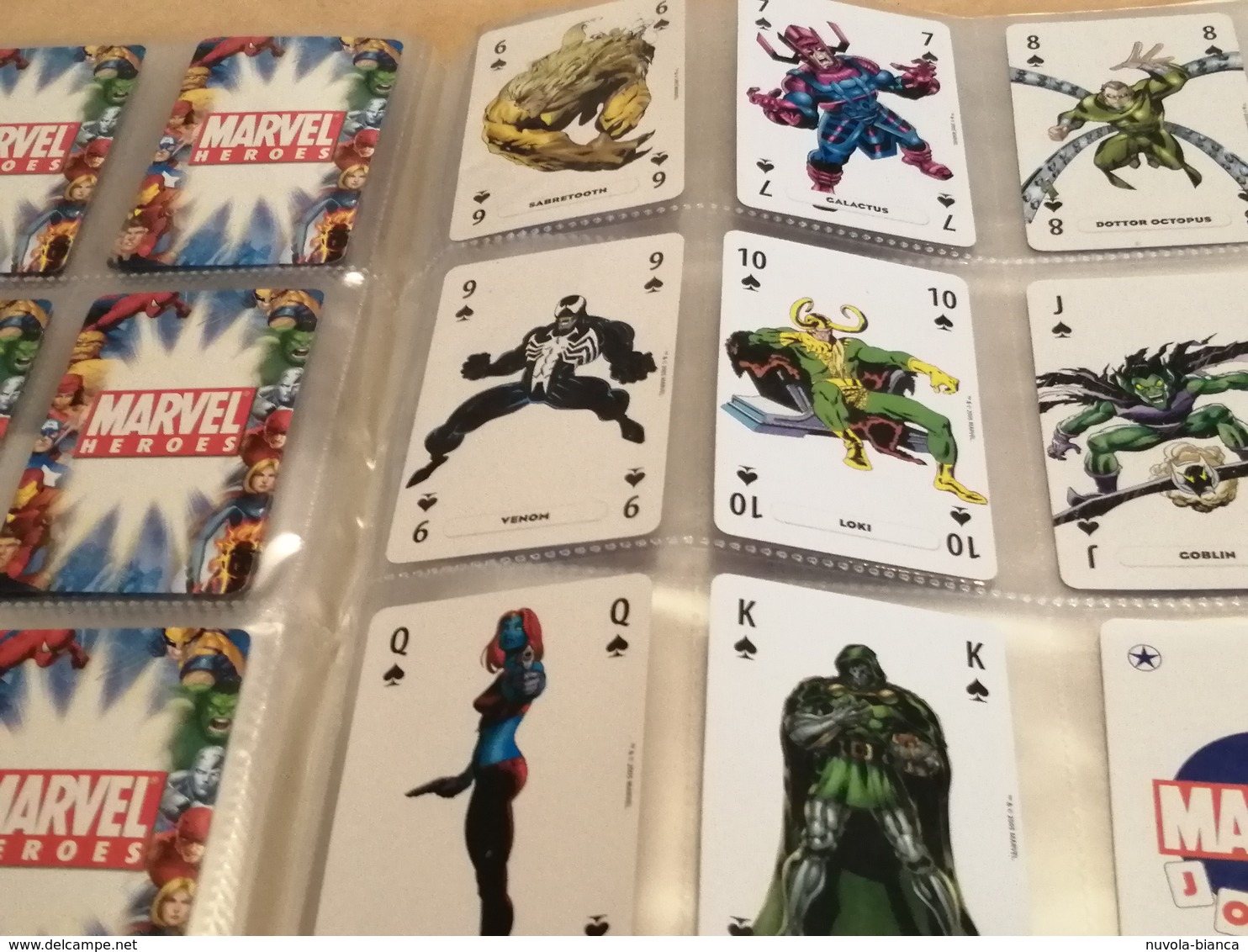 Marvel Heroes Playing Cards Set Completo Carte Da Gioco +box - Marvel