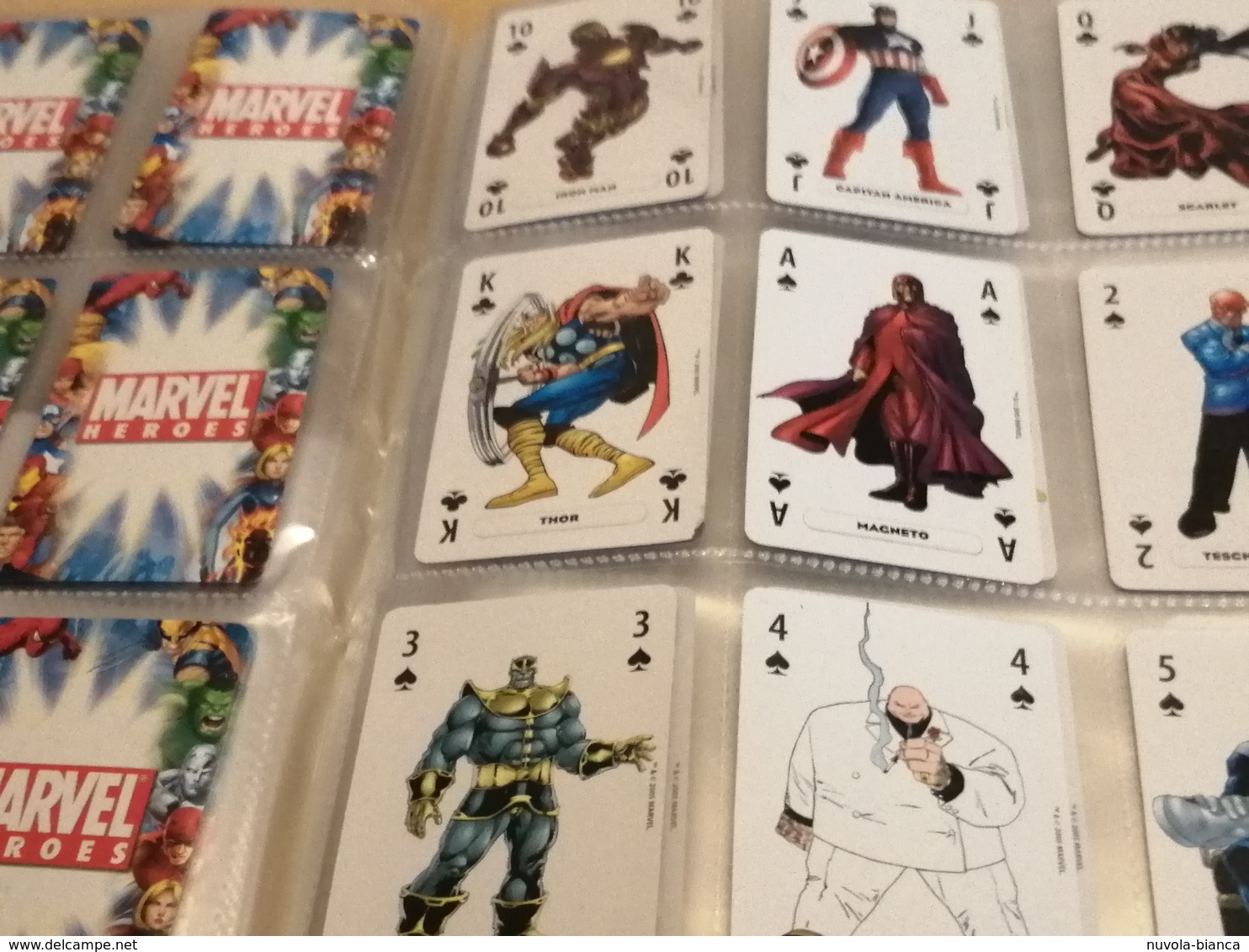 Marvel Heroes Playing Cards Set Completo Carte Da Gioco +box - Marvel