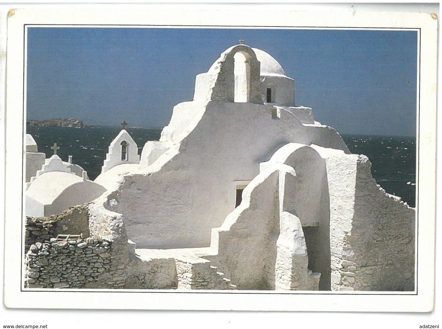 Grecia Hellas Greece Le Cicladi La Chiesa Di Paraportianì Nell’isola Di Mykonos Condizioni Come Da Scansione - Grecia