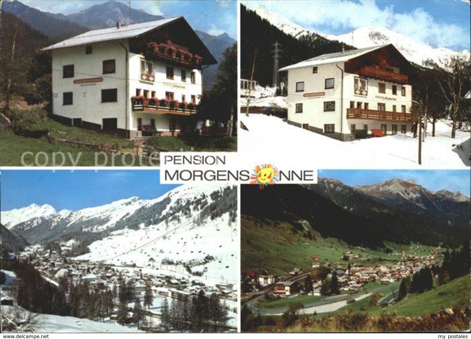 72308409 St Anton Arlberg Pension Morgensonne Panorama Totalansicht St. Anton Am - Autres & Non Classés