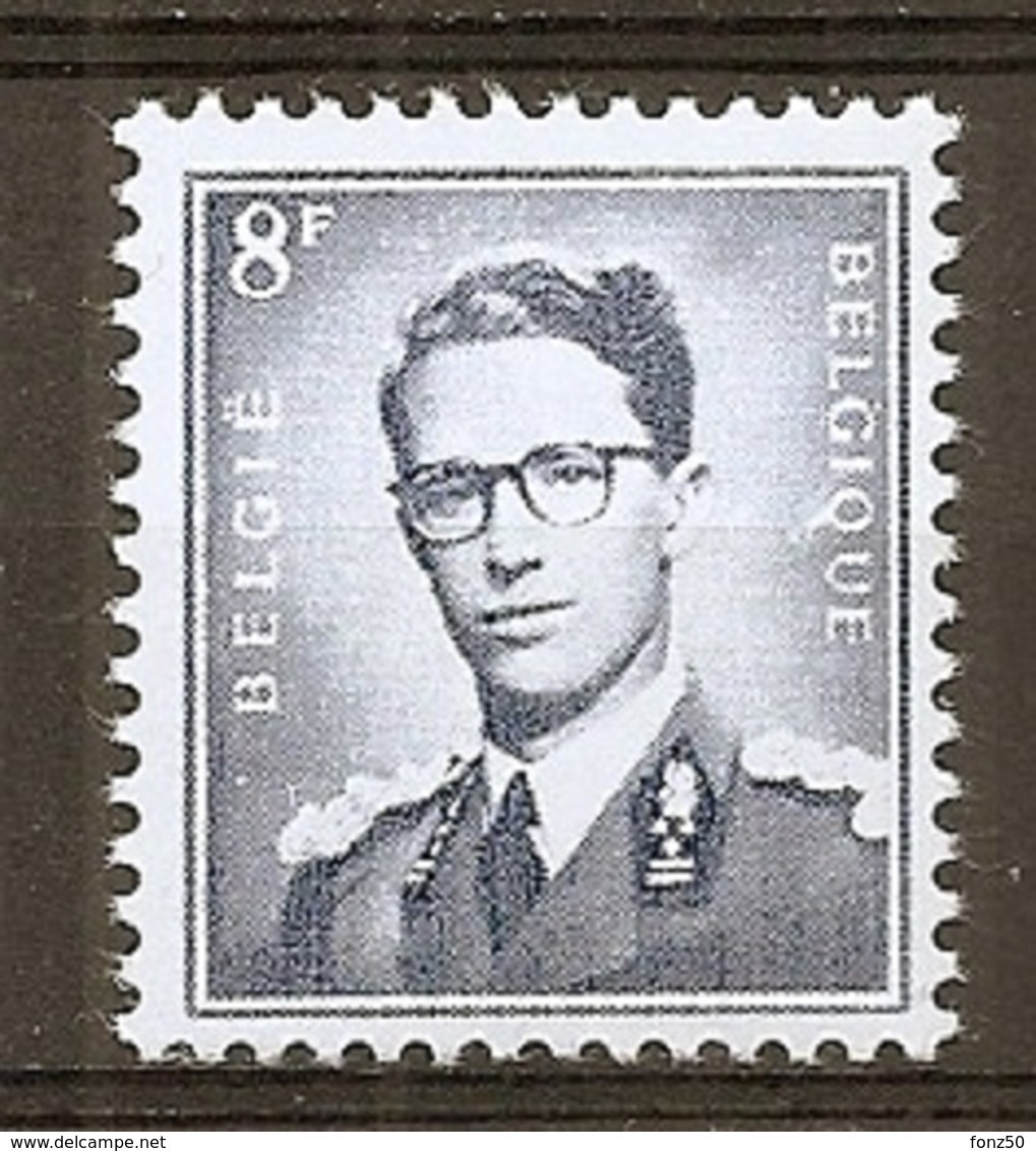 BELGIE Boudewijn Bril * Nr 1071 P3a * Postfris Xx * FLUOR  PAPIER - 1953-1972 Lunettes