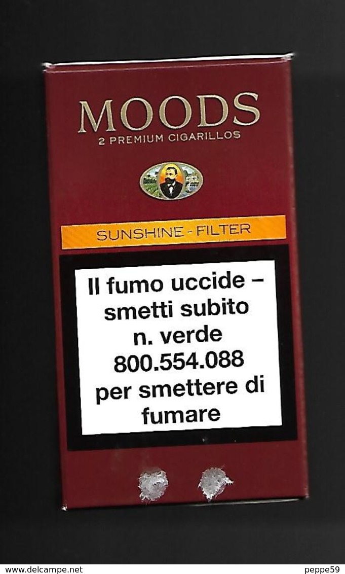 Tabacco Pacchetto Di Sigari Italia - Moods Da 2 Pezzi - Tobacco-Tabac-Tabak-Tabaco - Scatola Di Sigari (vuote)