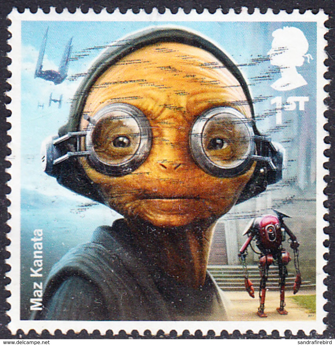2017   Star Wars (3rd Series) - Maz Kanata 1st Class Stamp SG4007 - Used Stamps