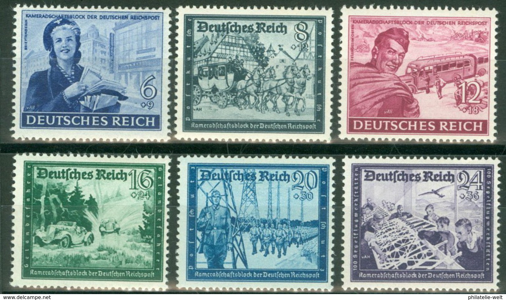 Deutsches Reich 888/93 ** Postfrisch - Neufs