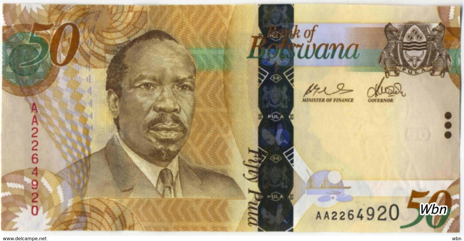 Botswana 50 Pula (P32) 2009 -UNC- - Botswana