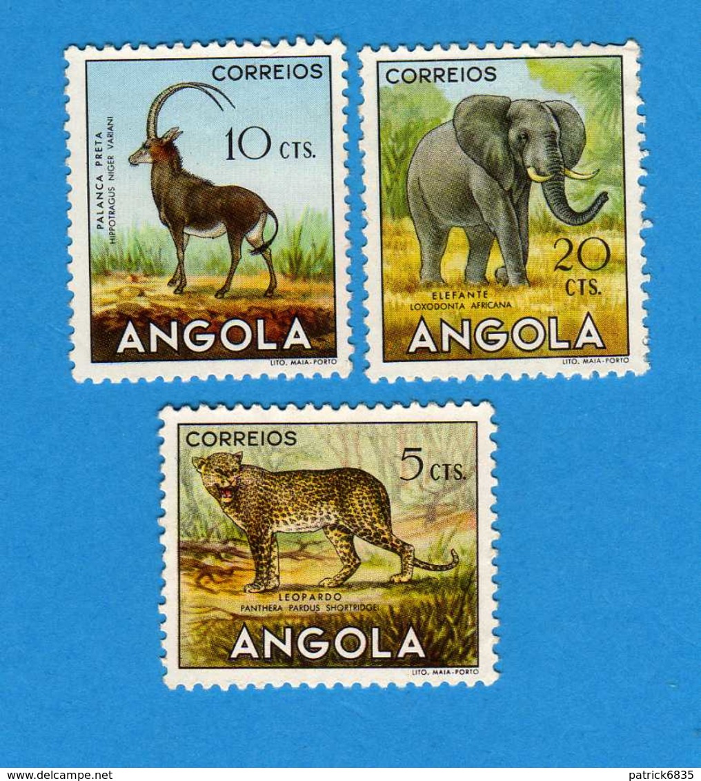 (Us.3) ANGOLA - *1953 - , Yvert  357-358-359 Senza Gomma. Vedi Descrizione - Angola