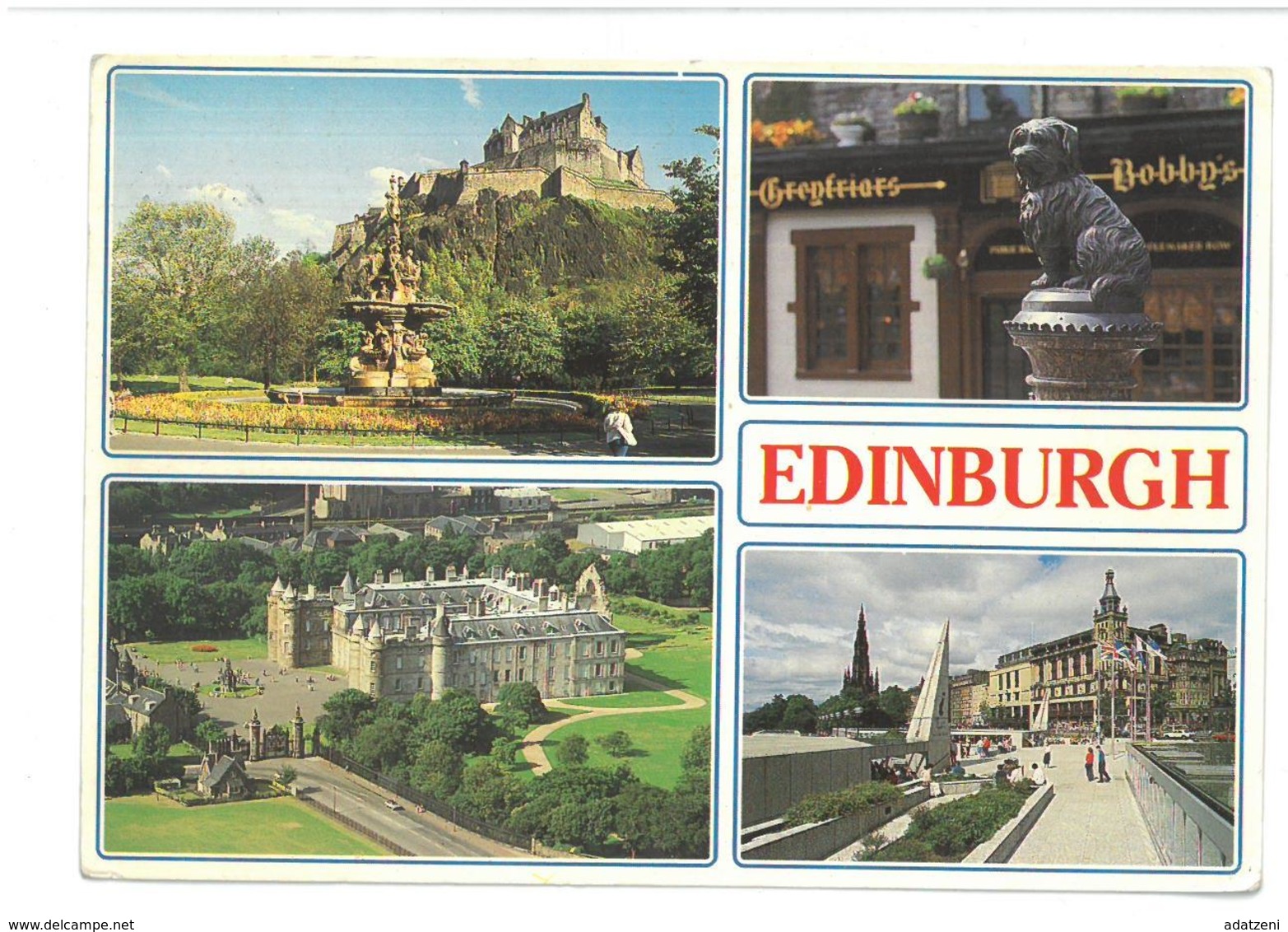 Scozia Scotland Edinburgh Viaggiata 1996 Condizioni Come Da Scansione - East Lothian
