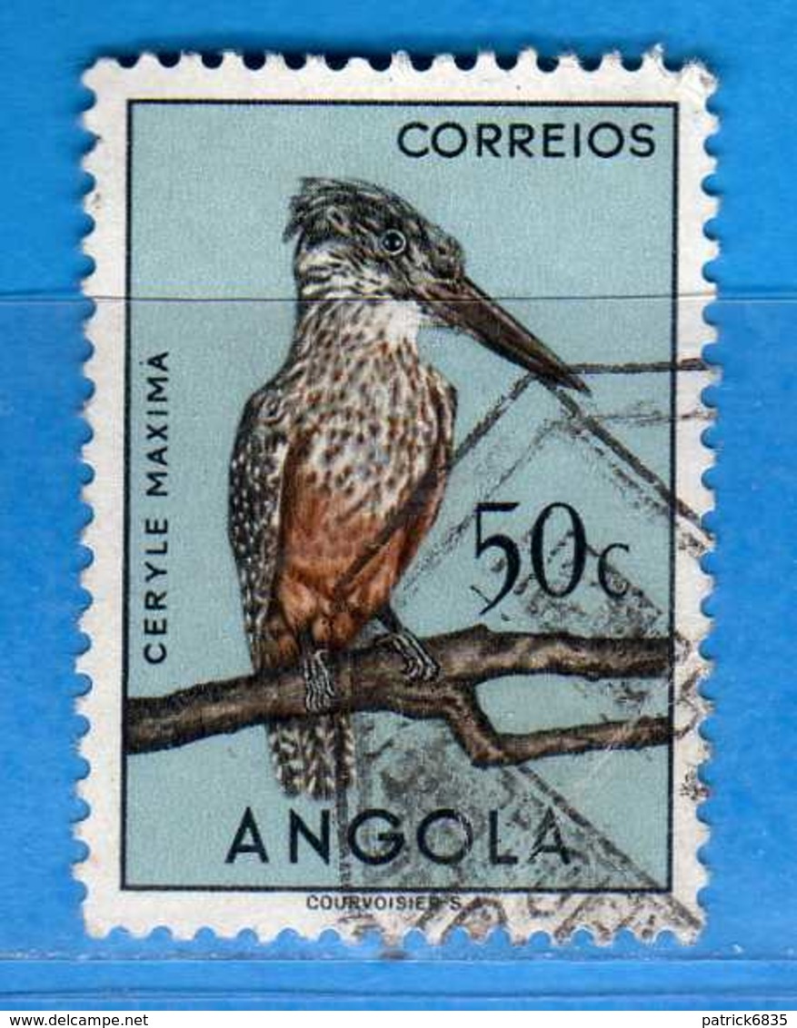 (Us.3) ANGOLA -° 1951 - OISEAUX, Yvert  332. Used . Vedi Descrizione - Angola