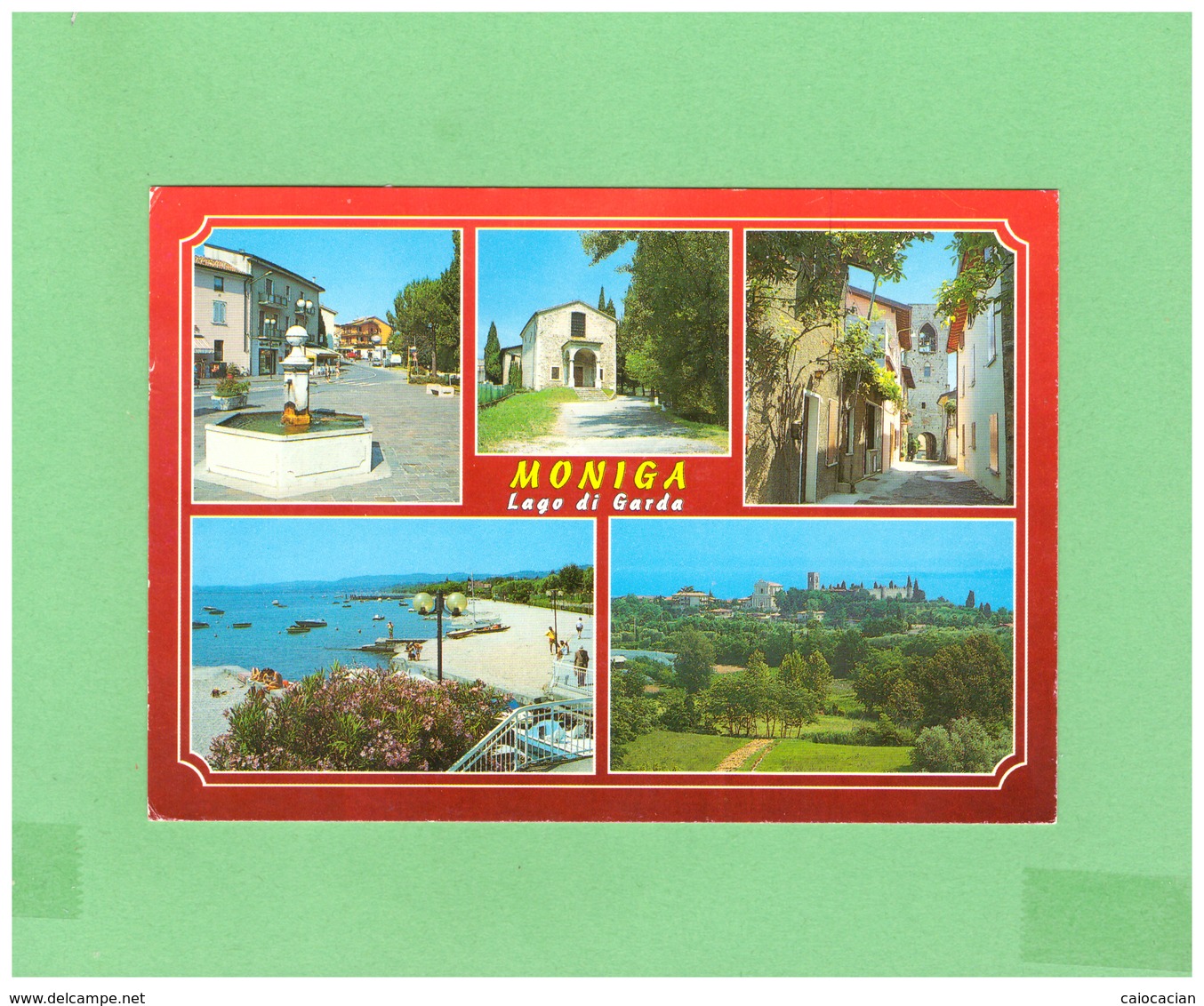 2004 MONIGA LAGO DI GARDA AFFRANCATURA SINGOLA EUROPA € 0,45 - 2001-10: Storia Postale