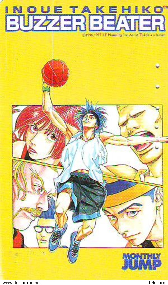 Télécarte Japon * MANGA *  (16.867) BASKETBALL *  JAPAN COMICS PHONECARD * TELEFONKARTE  CINEMA FILM - Cómics