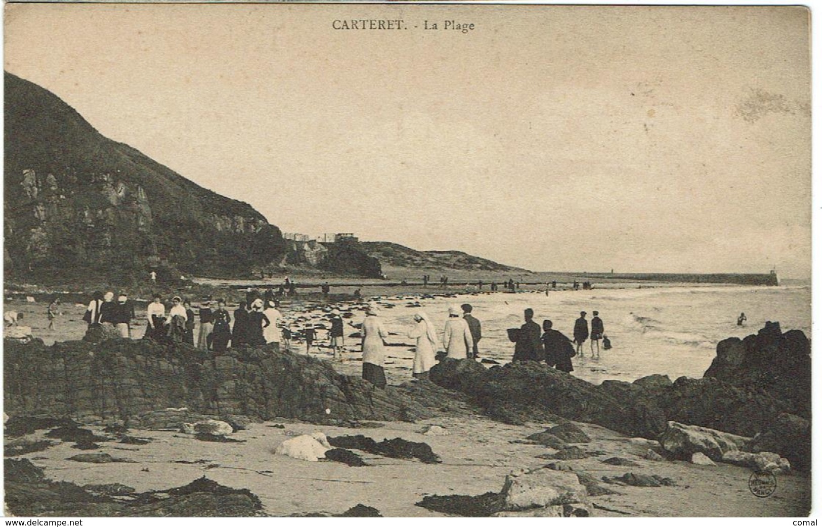 CPA -50 -CARTERET - La Plage - - Carteret