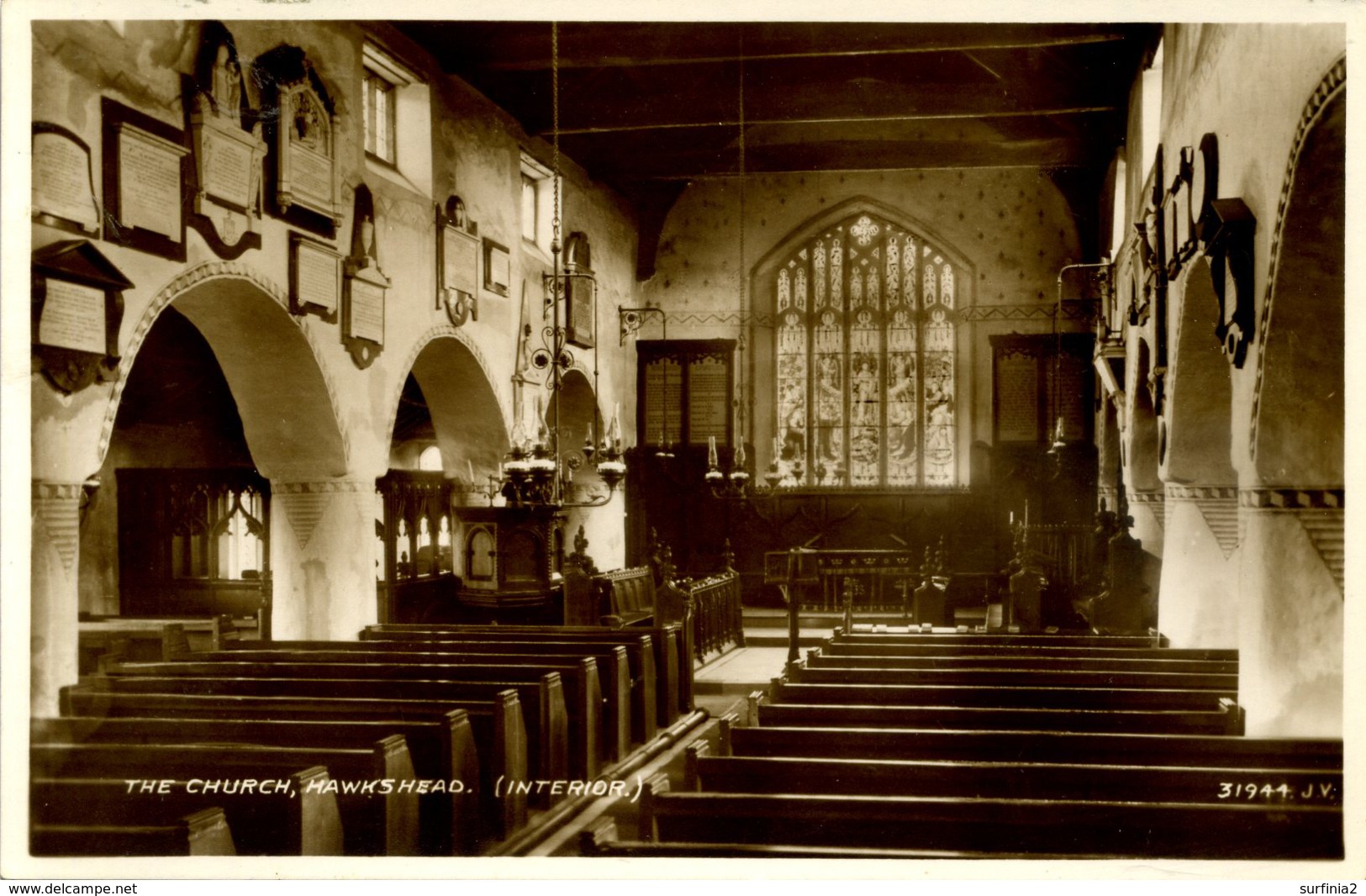 CUMBRIA - HAWKSHEAD - THE CHURCH RP Cu1215 - Hawkshead