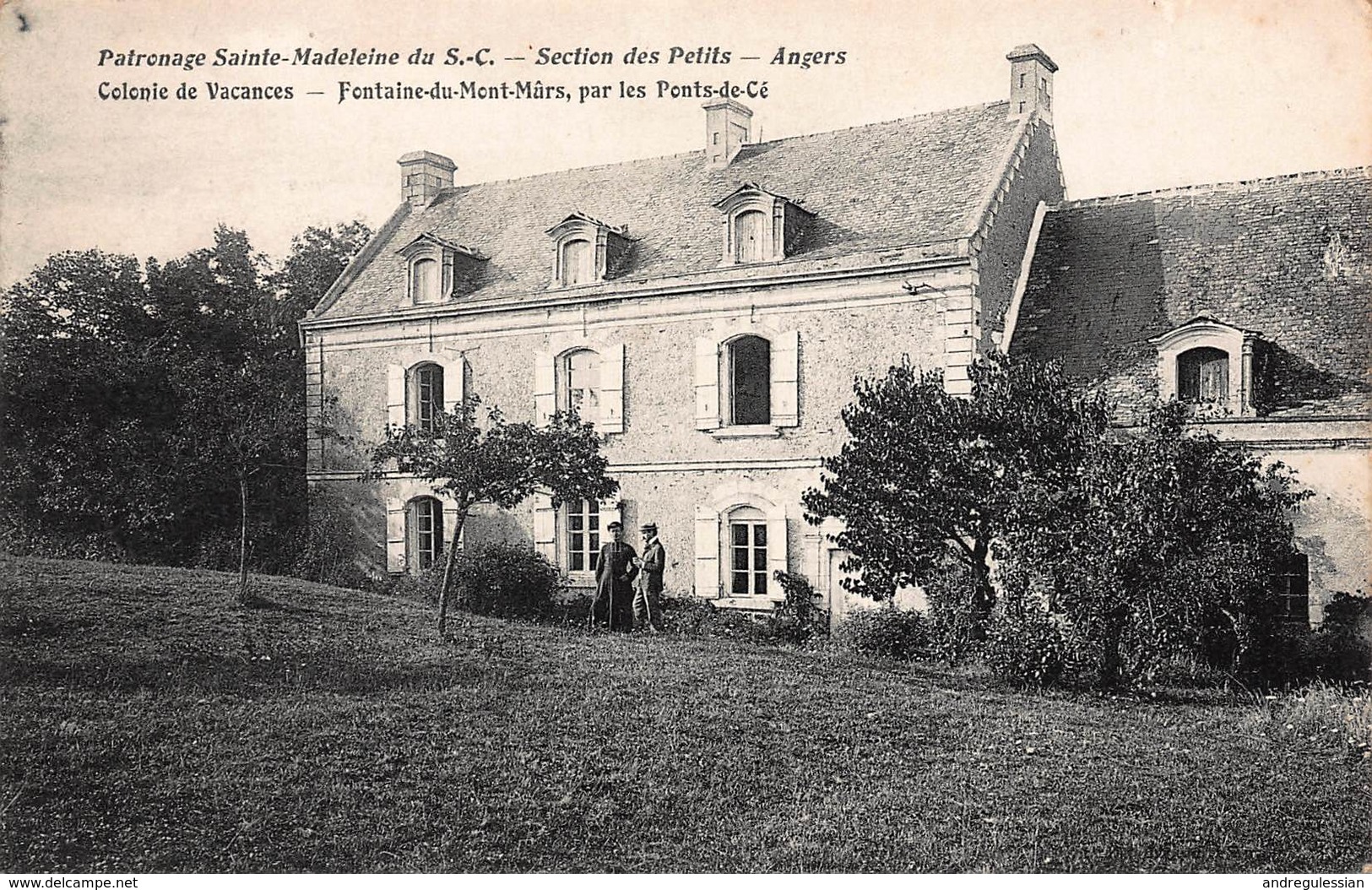 CPA Patronage Sainte-Madeleine Du S.C - Section Des Petits - Angers - Colonie De Vacances - Fontaine-du-Mont-Mûrs - Angers