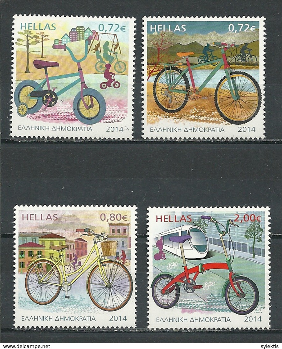 GREECE 2014 THE BICYCLE SET MNH - Ongebruikt