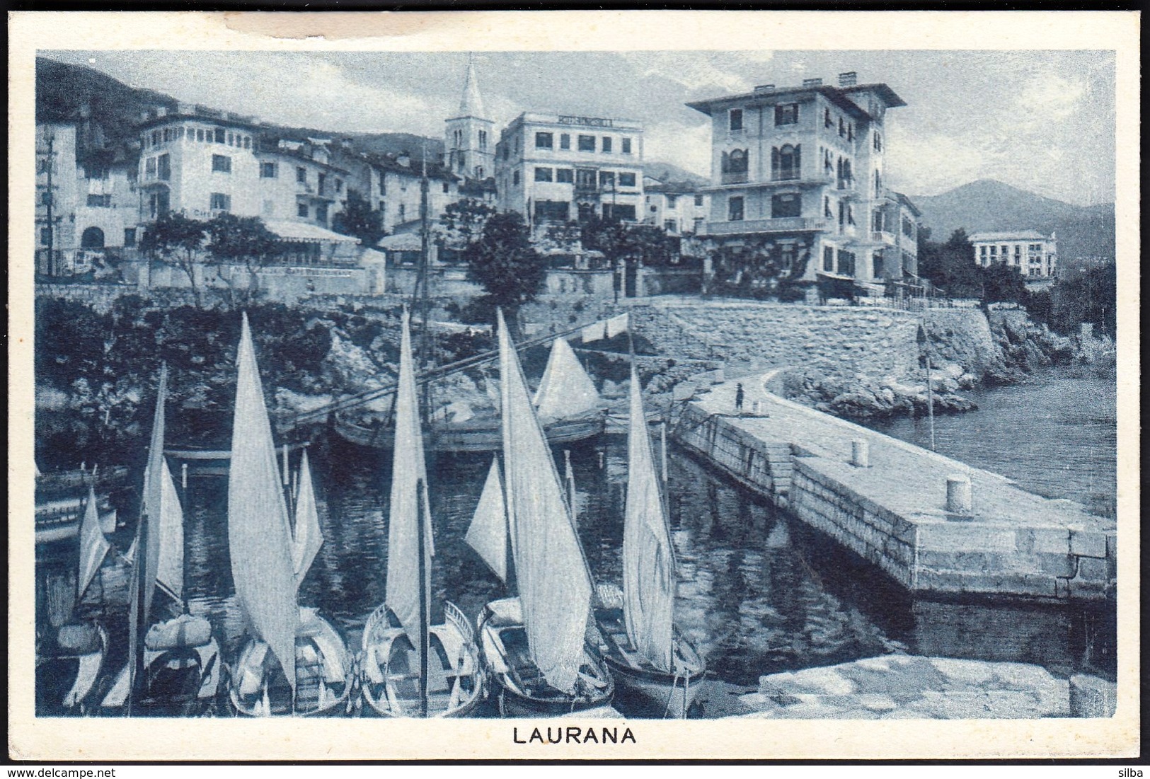 Croatia Lovran 1925 / Laurana, Lovrana / Molo, Port, Sailing Boats / A.Dietrick / Unused, Uncirculated - Croatia