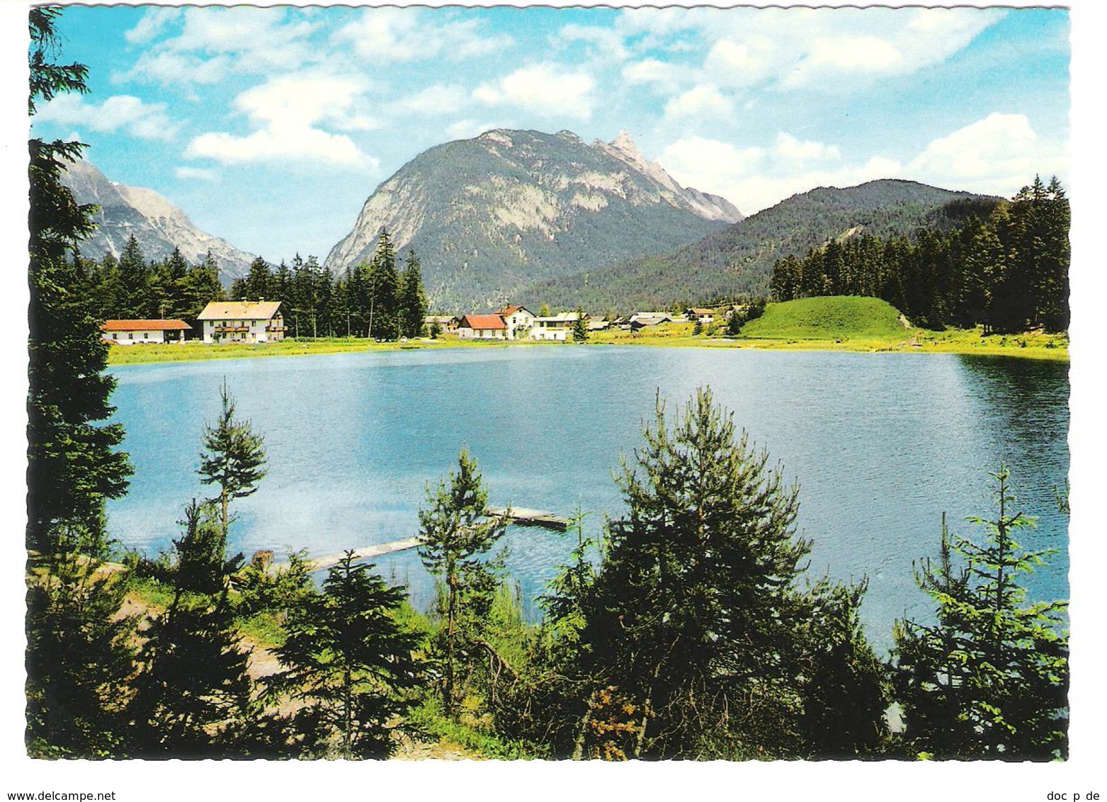 Österreich - Leutasch - Weidachsee Mit Forellenzucht Gegen Arnspitz - Tirol - Leutasch