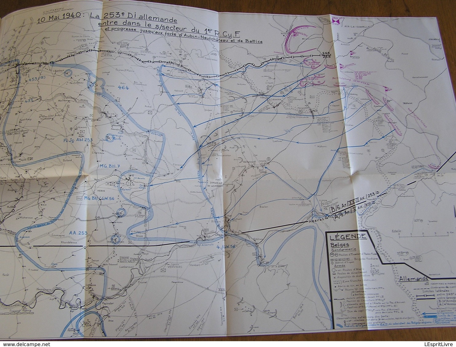 REVUE BELGE D' HISTOIRE MILITAIRE XXII 5 Anvers 14 18 Guerre 40 45 PFL Mai 1940 253 Infanterie Aubin Neufchâteau Eupen