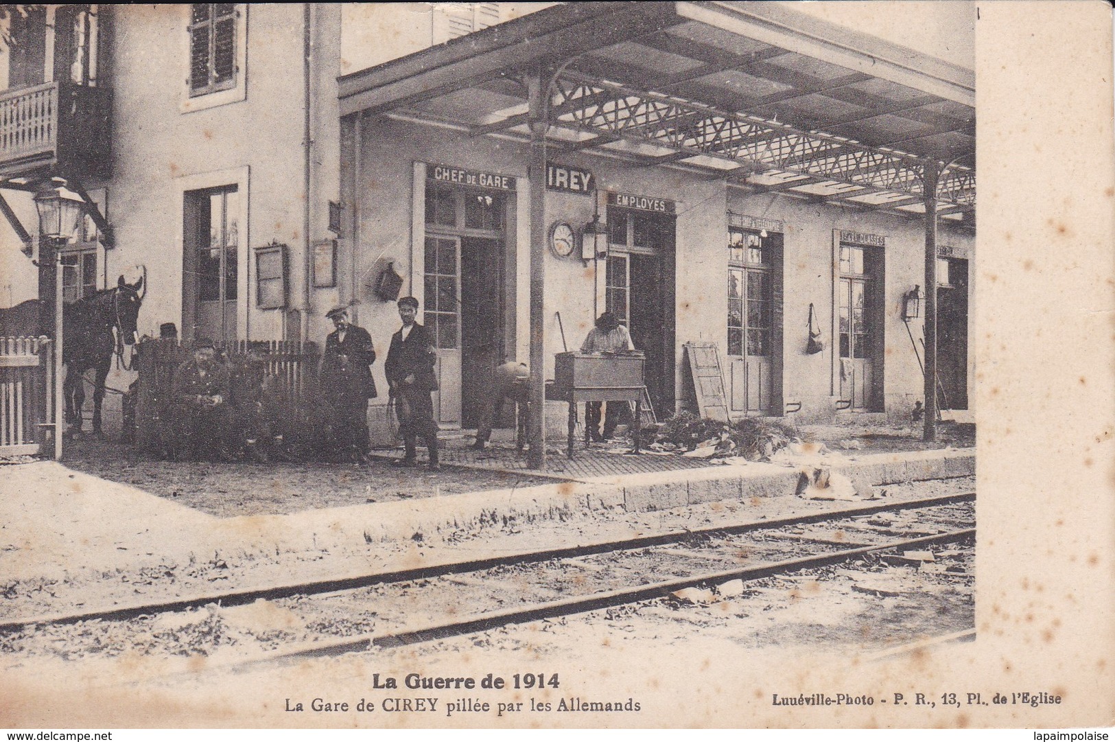 [54] Meurthe Et Moselle Cirey Sur Vezouze La Gare De Cirey Pillée Par Les Allemands - Cirey Sur Vezouze