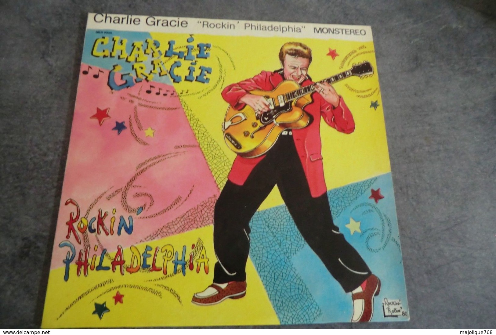 Disque 25 Cm De Charlie Gracie - Rockin' Philadelphia -big Beat Records BBR-0009 1980 - - Rock