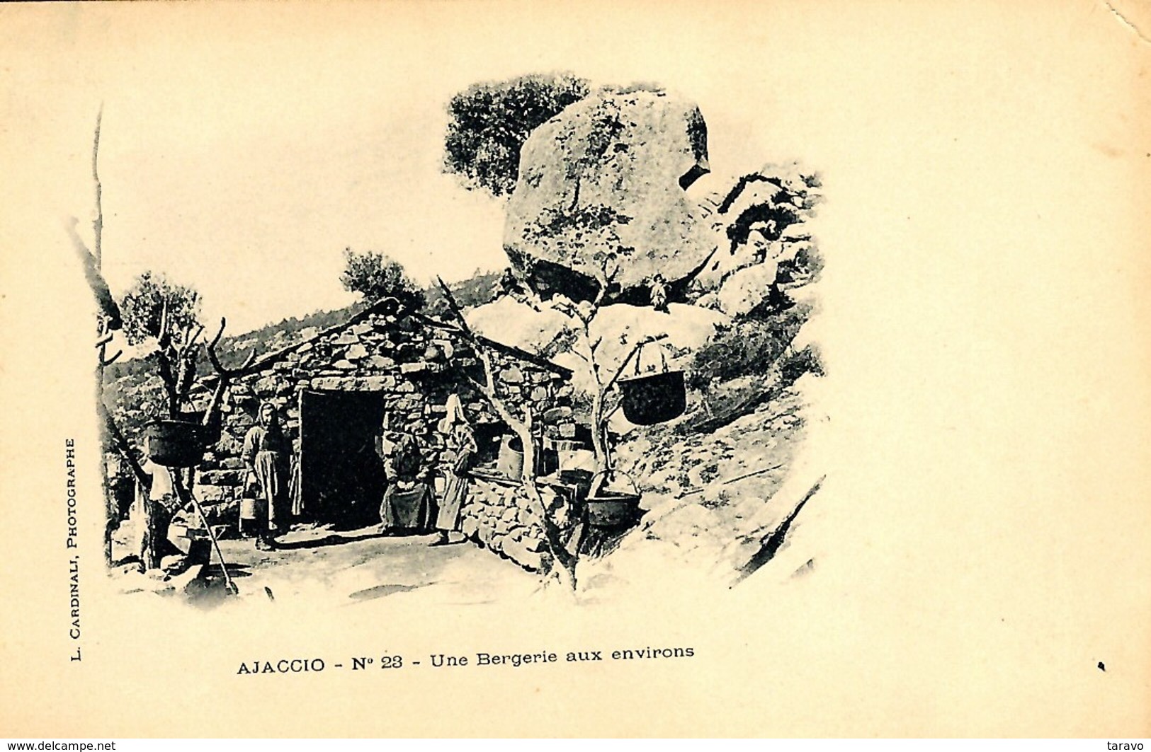 CORSE - UNE BERGERIE Aux Environs D'AJACCIO - Carte Précurseur L. Cardinali - Ajaccio