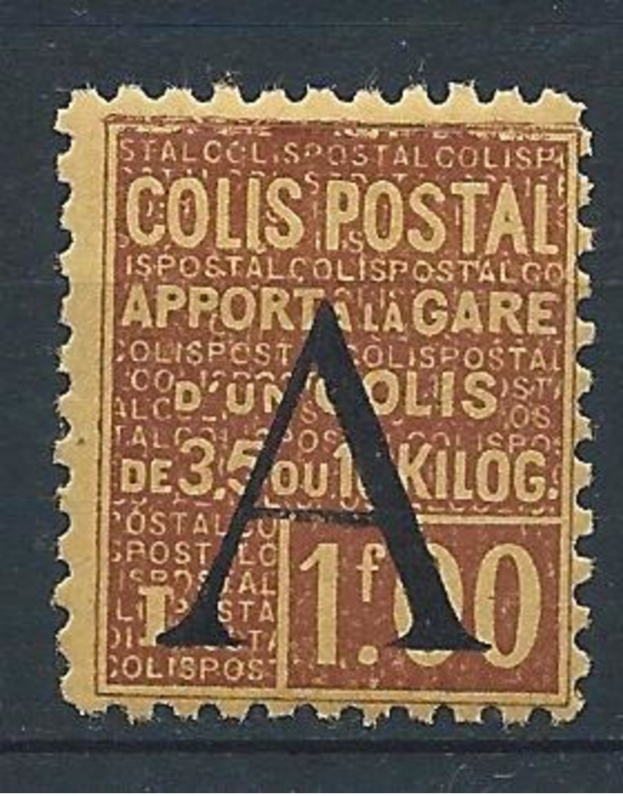 FRANCE - 1928 - Colis Postaux - Y.T. N°81 - 1 F. 00 Brun Sur Jaune - Apport à La Gare - Neuf** - TTB - Mint/Hinged