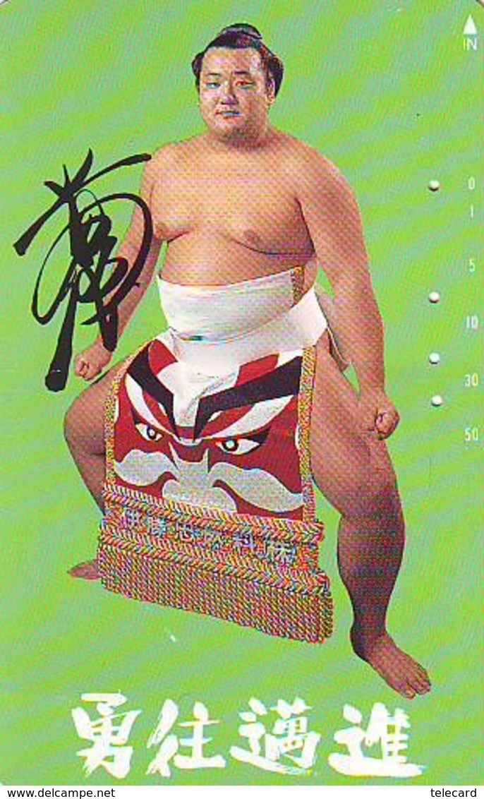 Télécarte  Japon * SUMO * JAPAN (965) LUTTE LUTTEURS WORSTELEN * JUDO *  Kampf Wrestling LUCHA Phonecard - Sport