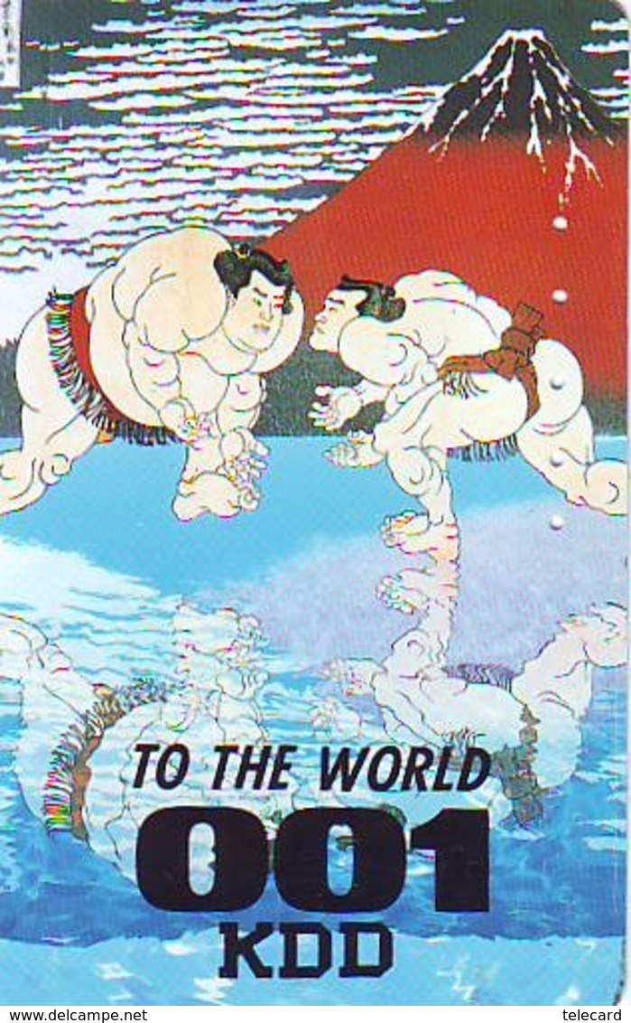 Télécarte  Japon * SUMO * JAPAN (969) LUTTE LUTTEURS WORSTELEN * JUDO *  Kampf Wrestling LUCHA Phonecard - Sport