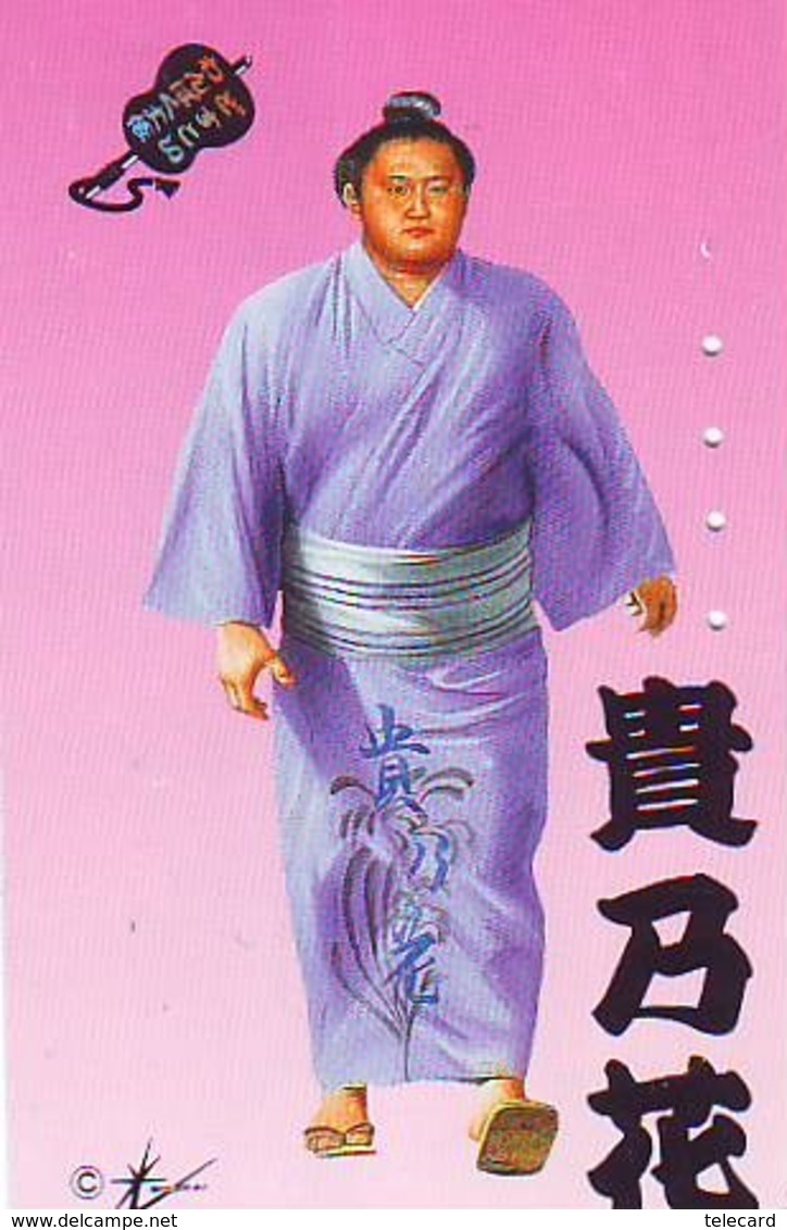 Télécarte  Japon * SUMO * JAPAN (972) LUTTE LUTTEURS WORSTELEN * JUDO *  Kampf Wrestling LUCHA Phonecard - Sport