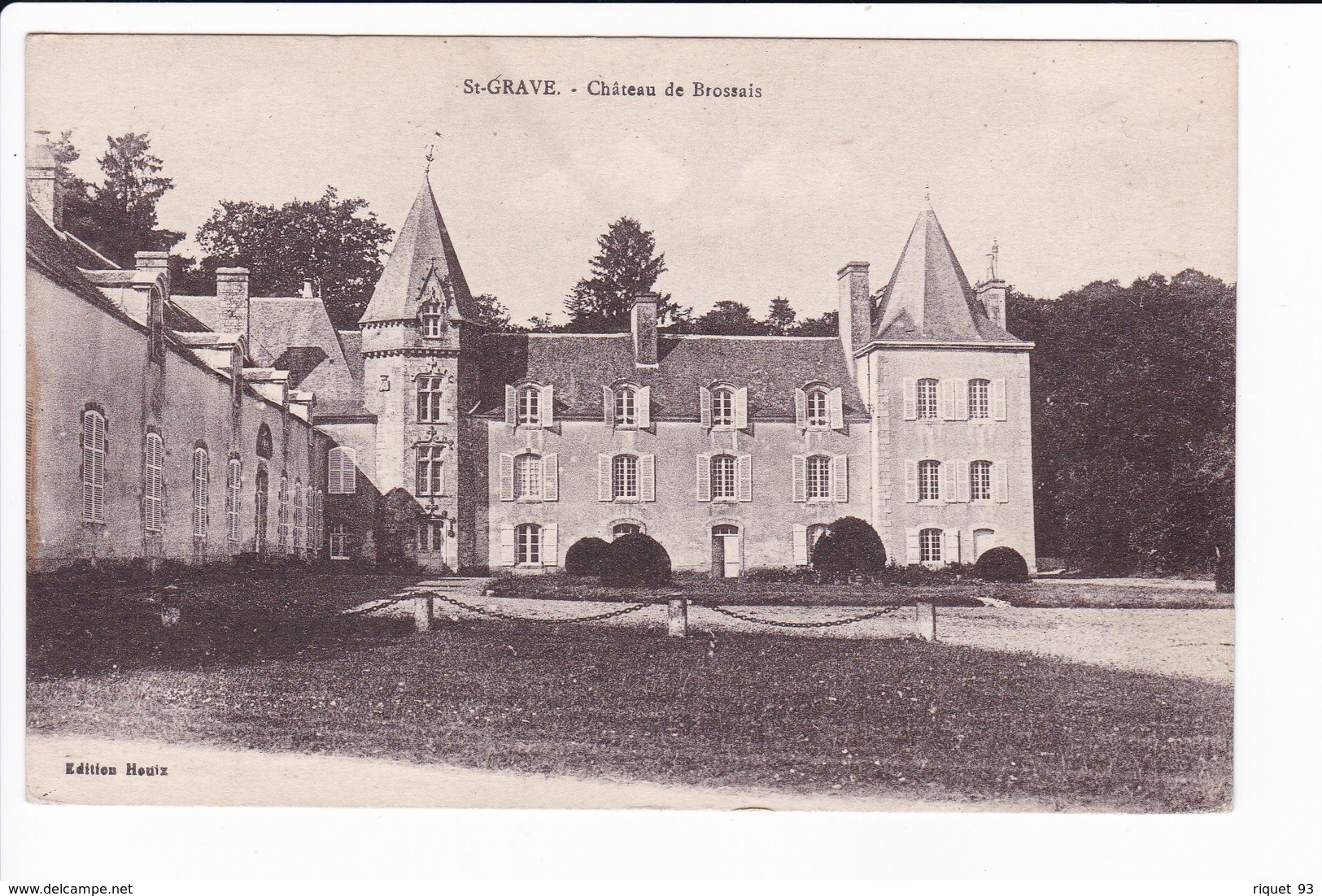 St-GRAVE - Château De Brossais - Autres & Non Classés